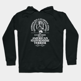 Proud American Staffordshire Terrier Guardian Angel dog mom Hoodie